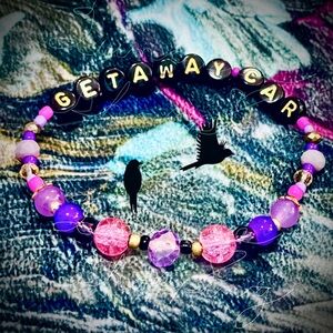 Handmade “Getaway*Car” Rep themed bracelet